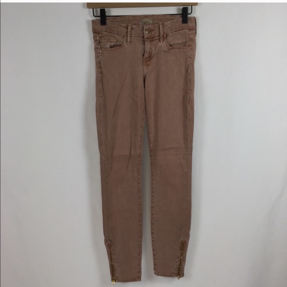MOTHER the looker ankle zip size 25
